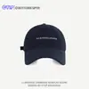 Boné de Baseball Novo Estilo Coreano para Primavera e Verão para Mulheres com Letras Bordadas, Circunferência da Cabeça Grande, Boné Versátil Casual para Uso ao Ar Livre para Homens
