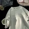 Camiseta de manga corta holgada para hombre, verano, juvenil, estilo americano resistente, fina, marca de moda, casual, top blanco