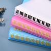 En Stock 40 Páginas A4 Carpeta Multicapa para Partituras Carpeta para Partituras de Práctica para Piano Carpeta para Archivos Opcional Multicolor