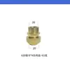 Junta de Conversión de Tapa de Gasolina de 4 Puntos Tuerca de Acero Inoxidable Tapón Verde Manguera Corrugada de Gasolina Accesorios de Conexión Rápida