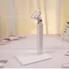 Lámpara de uñas de mano lámpara de uñas pequeña rosa con soporte almacenamiento de energía lámpara de fototerapia de secado rápido lámpara de horneado de uñas