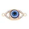 Joyería Creativa Transfronteriza Accesorios DIY Ojo del Diablo Diamante de Punto Incrustado Colgante de Pulsera Colgante Fabricante Venta al por Mayor