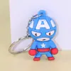 Llavero de Goma Suave de PVC de Dibujos Animados Colgante para Bolso Decoración Accesorio para Coche Pequeño Regalo de Resina Llavero Promocional