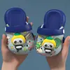 Zuecos de EVA para Niños Verano Nuevos Sandalias Lindas de Dibujos Animados de Dinosaurio para Niños y Niñas Chanclas Ligeras de Playa