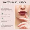 Eelhope Gloss Labial Líquido Roxo Escuro Fosco Leve Cor Natural Nude Maquiagem Preguiçosa Fácil de Colorir Gloss Labial Fosco