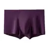 Roupa Íntima Masculina de Seda de Gelo Boxer Briefs Masculinos Finos Sem Costura Boxer Briefs Respiráveis para Jovens