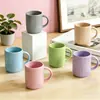 Taza Estilo Europeo Minimalista Taza de Café Taza de Leche Tazas Apilables de Raya Vertical Regalo Promocional Taza de Cerámica Personalizada