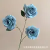 3 flores de rosa artificiales para decoración del hogar, arreglo floral para pasillo de ceremonia de boda, decoración de pared de fondo de hotel