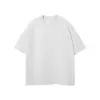 Nuevo Producto de Manga Corta 275g Tono Tierra Holgado Camiseta de Manga Corta Lisa para Hombre Niebla Algodón Puro Marca Trendy para Hombre Ropa para Hombre Tallas Grandes