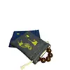 Bolsa Cultural Gruesa de Doble Capa Estilo Zen, Bolsa de Juego Tipo Sobre