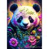 Pintura de diamantes de animales transfronteriza panda tigre guepardo sala de estar dormitorio arte decorativo pintura colgante venta directa de fábrica