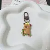 2024 nuevo lindo llavero de kappibala colgante juguetón de capibara pequeño colgante de estudiante de dibujos animados para mochila escolar