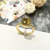 Juego de Anillos de Cristal Brillante al por Mayor con Textura Chapada en Oro y Opciones Transparentes Multicolor, Ventas en Transmisión en Vivo, Gran Cantidad, Precio Excelente