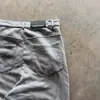 Moda callejera retro americana europea y americana, diseño de nicho, de color liso, pierna ancha, corte holgado, pantalones largos casuales para parejas, estilo mujer