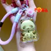 Novo Chaveiro de Ouro Puro 999 Panda Paz e Alegria Pingente Criativo para Bolsa Corrente de Celular Desenho Hit do Xiaohongshu