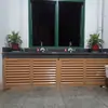 Caja de Medidor de Aire Acondicionado Doble Puerta con Rejilla de Aleación de Aluminio Puerta de Inspección para Hidrante Doble Puerta Cubierta para Calefacción