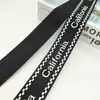 Banda elástica jacquard de alta elasticidad y alta densidad de nailon, ropa interior ropa interior con letra de LOGO impresa, cinta elástica, accesorios para la ropa