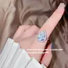 Pulsera Huevo de Paloma de Cristal Chapada en Platino 18K Dulce Elegante Micro Incrustación Zirconia Gota de Agua Joyería Vintage de Lujo Ligero