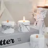 Vela de Aromaterapia Tinta Taza de Yeso Vela de Aromaterapia Osmanthus Taza Octagonal Nuevo Estilo Chino Hogar Dormitorio Fragancia Regalo de Acompañamiento