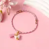 Pulsera de Hilo de Colores del Festival del Bote del Dragón, Zongzi Pequeño Hecho a Mano DIY, Hilo de Cinco Colores para Niños y Bebés, Hilo Rojo al por Mayor