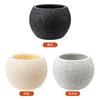Atacado do Fabricante Vasos de Flores de Plástico Vasos de Flores Textura de Lua Pedra Vulcânica Vasos para Plantas Suculentas de Simulação para Desktop da Sala de Estar Vasos de Plantas Verdes