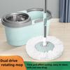 Amazon Kangjie King Trapeador Giratorio Doble Tracción Manos Libres para el Hogar con Mango de Acero Inoxidable para Uso Seco y Húmedo Trapeador Perezoso
