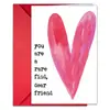 Tarjeta de San Valentín Nueva Transfronteriza con Juego de Sobres para Parejas y Amantes Tarjeta Plegable con Mensaje de Bendición Escrito a Mano