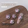 Acessórios de unha K9 de alta qualidade sem pilha de suporte broca luz luxo estourar cristal diamante grande oval acessórios de unha acabados atacado