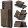 Funda protectora de cuero con billetera magnética fuerte y dividida para Samsung S23 FE, dos en uno, para teléfono S23