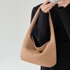 Bolsa de Mano Tejida a Mano para Almuerzo Xiaozhong para Mujer Bolso de Hombro de Gama Alta Bolso de Mujer 2024 Bolso Cruzado Portátil para Hombro