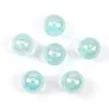 Miçangas Acrílicas com Furo Transparente Tipo Gelatina Redondas para Acessórios de Joias Artesanais DIY, Materiais DIY, Atacado de Pequenos Acessórios