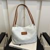 Bolso de alta gama para mujer, nuevo bolso de hombro con textura de moda, estilo occidental popular, bolso de viaje versátil, 2024