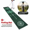 Tapete de Práctica de Golf para Putting de Fábrica, Tapete Portátil para Entrenamiento de Putting con Almacenamiento, Personalización OEM