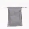 Bolsa de PU Resistente al Agua al por Mayor en Stock, Bolsa de Terciopelo con Cordón para Power Bank, Audífonos, Secador de Pelo y Bolsa de Almacenamiento para Accesorios 3C