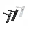 Fechadura de Porta para Cozinha e Banheiro, Porta de Banheiro de Aço Plástico para Vaso Sanitário Sem Chave, Fechadura de Porta de Lingueta Única Reversível, Fechadura com 110 Furos