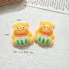 Acessórios de Enfeites de Resina de Desenho Animado Anime para Crianças DIY Capa de Celular Cola de Creme Grampo de Cabelo Feito à Mão Adesivos Pingente Materiais