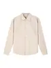 Nueva Camisa de Hombre para Otoño con Cuello Camisero de Manga Larga para Hombre Top Versátil Casual de Algodón Puro Chaqueta para Hombre