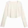 Camiseta Base Manga Longa Estilo Desejo Puro para Mulheres 2024 Nova Primavera Outono Inverno Térmica Slim Fit Top Curto