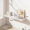 Estante de Pared Oculto de Una Sola Línea Estantería para Libros Colgante de Pared para Sala de Estar Estante Colgante de Pared para Dormitorio