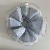 Corea del Sur Talla Super Grande Hilo Ola Punto Doble Capa Malla Anillo para Cabello Intestino Grueso Super Hada Elegante Cola de Durazno Titular Accesorios para el Cabello
