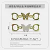 Accesorios de Ropa DIY Hebilla de Cuero de Mariposa Pequeña con Pedrería Hebilla de Decoración para Boina Hebilla de Decoración para Cinturón de Pedrería Sombrero Flor para Zapato