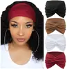 Diadema Extragrande Bohemia para Mujer Turbante Paquete de Cabello Elástica Antideslizante Bohemia Diadema de Nudo Retorcido Accesorios para el Cabello