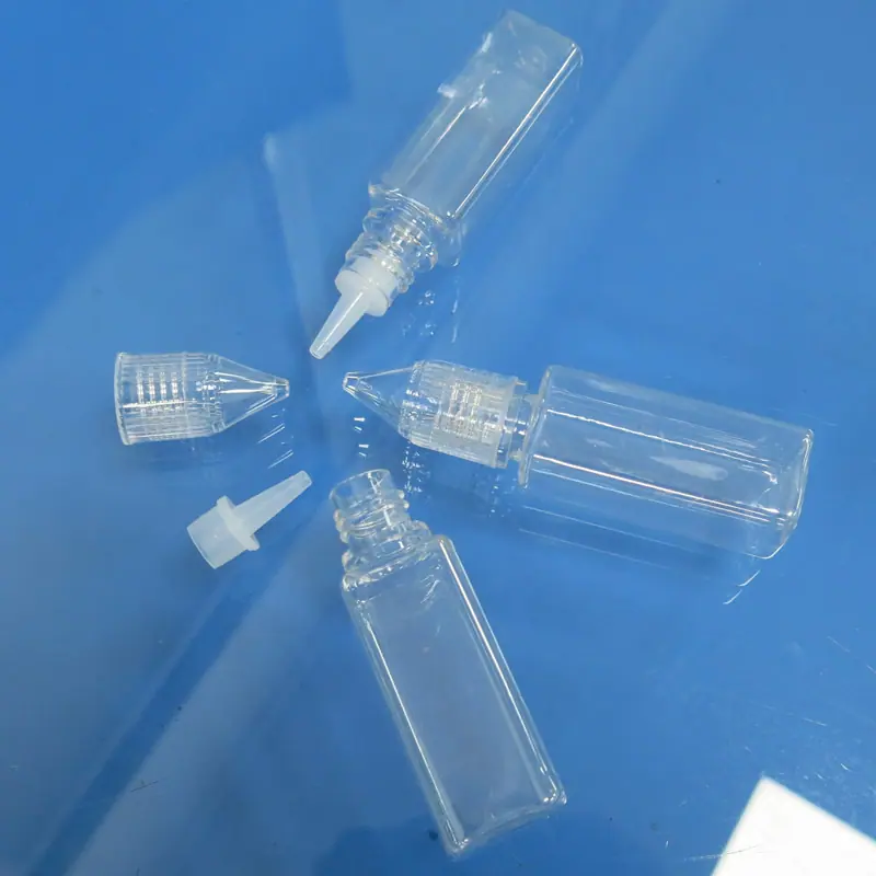 方形PET15ML水晶盖瓶9