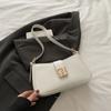 Bolso Transfronterizo 2025 Bolso de Textura de Alta Gama Verano Nuevo Bolso de Cadena Tendencia de Moda Bolso de Hombro Bandolera Bolso Cuadrado Pequeño