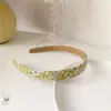Diadema Floral Estilo Hong Kong para Lavarse la Cara Presionar el Cabello Tarjeta de Cabello Estilo Hada Mori Súper Inmortal Cara Pequeña Fresca Diadema Accesorios para el Cabello Simples Versátiles