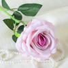Simulação rosa única grande flanela sentir rosa casa casamento Dia dos Namorados decoração seda flor buquê falso atacado