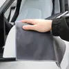 Toalla para lavado de autos, herramientas de limpieza de autos, toalla de doble cara para auto, toalla de gamuza para lavado de autos, paño grande grueso de vellón coral