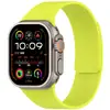Adecuado para Apple Watch Ultra9876543210 Generación Se Correa de Reloj de Silicona Suave Magnética con Textura de Grano
