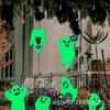 20,25 millones de tarjetas luminosas de Halloween para decoración de césped al aire libre, tarjetas luminosas de Halloween para patio.