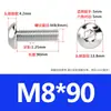 Tornillos de Cabeza Semiredonda de Acero Inoxidable 316 con Agujero Hexagonal, Pernos de Cabeza Hexagonal Iso7380 M3M4M5M6